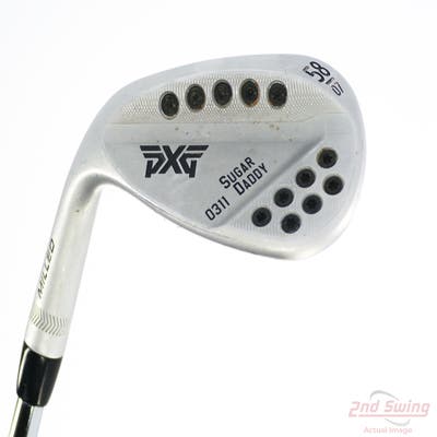 PXG 0311 Sugar Daddy Milled Chrome Wedge Lob LW 58° 7 Deg Bounce Project X LZ 6.0 Steel Stiff Left Handed 35.0in