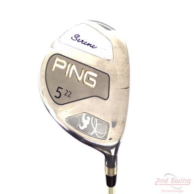 Ping Serene Fairway Wood 5 Wood 5W 22° Ping ULT 210 Ladies Lite Graphite Ladies Right Handed 42.0in