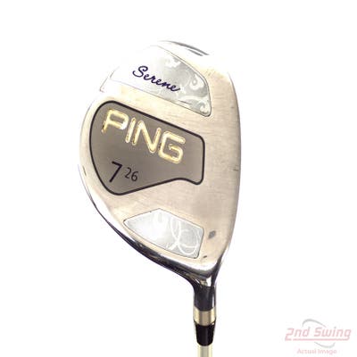 Ping Serene Fairway Wood 7 Wood 7W 26° Ping ULT 210 Ladies Lite Graphite Ladies Right Handed 41.5in