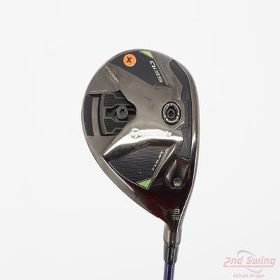 TaylorMade Qi35 Tour Fairway Wood 3 Wood 3W 15° Fujikura Ventus TR Blue Velocore 6 Graphite X-Stiff Right Handed 44.25in