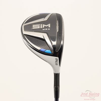 TaylorMade SIM MAX Fairway Wood 3 Wood 3W 15° Fujikura Ventus Blue Velocore 6 Graphite Regular Right Handed 43.0in