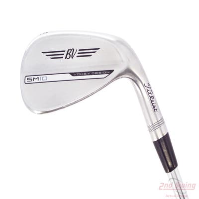 Titleist Vokey SM10 Tour Chrome Wedge Pitching Wedge PW 46° 10 Deg Bounce F Grind Titleist Vokey BV Steel Wedge Flex Right Handed 35.75in