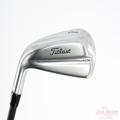 Titleist 2025 U505 Utility Iron 2 Utility Project X HZRDUS Black Gen5 80HY Graphite Stiff Left Handed 40.0in
