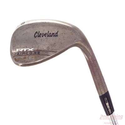 Cleveland RTX ZipCore Raw Wedge Lob LW 58° 10 Deg Bounce Mid True Temper Dynamic Gold S400 Steel Stiff Right Handed 35.5in