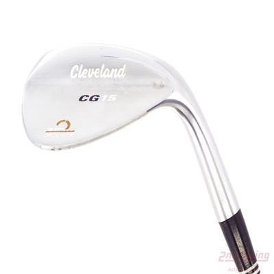 Cleveland CG15 Satin Chrome Wedge Lob LW 58° 12 Deg Bounce Cleveland Traction Wedge Steel Wedge Flex Right Handed 35.75in