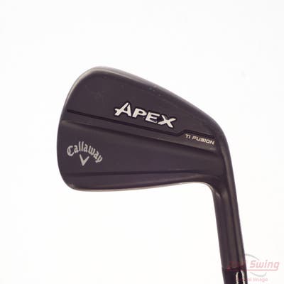 Mint Callaway Apex TiFusion Single Iron 7 Iron Dynamic Gold Mid 115 Gunmetal Steel Stiff Right Handed 37.0in