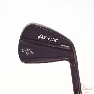 Callaway Apex TiFusion Single Iron 7 Iron Dynamic Gold Mid 100 Gunmetal Steel Stiff Right Handed 37.0in