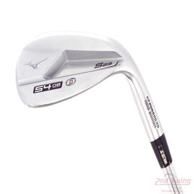 Mizuno S23 Satin Chrome Wedge Sand SW 54° 8 Deg Bounce D Grind FST KBS Hi-Rev 2.0 115 Steel Wedge Flex Right Handed 35.25in