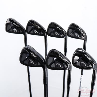 Callaway Apex 21 Black Iron Set 4-PW Mitsubishi MMT 95 Graphite Stiff Right Handed -1/4"