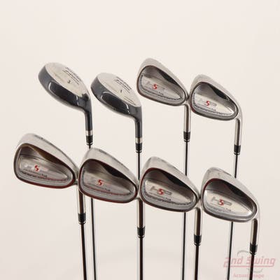 Tour Edge HP5 Iron Set 3-PW Tour Edge High Launch lightweight Steel Senior Right Handed +1"