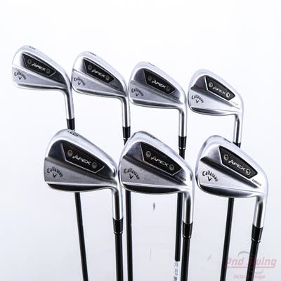 Callaway Apex Ai200 Iron Set 5-PW AW Mitsubishi MMT 80 Graphite Stiff Right Handed STD