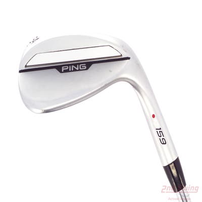 Ping s159 Chrome Wedge Sand SW 54° 10 Deg Bounce H Grind Stock Steel Shaft Steel Wedge Flex Right Handed Red dot 36.0in