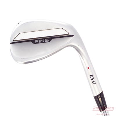 Ping s159 Chrome Wedge Lob LW 58° 8 Deg Bounce B Grind Stock Steel Shaft Steel Wedge Flex Right Handed Red dot 36.0in