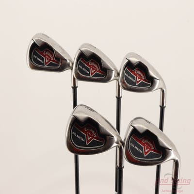Callaway 2006 Big Bertha Iron Set 6-PW Callaway Stock Graphite Graphite Regular Right Handed +3/4"