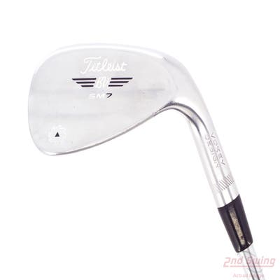 Titleist Vokey SM7 Tour Chrome Wedge Gap GW 50° 8 Deg Bounce F Grind Stock Steel Shaft Steel Wedge Flex Right Handed 35.5in