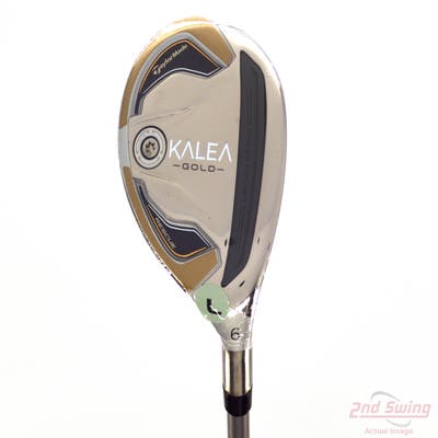 Mint TaylorMade Kalea Gold Hybrid 6 Hybrid Kalea Gold Ultralight Graphite Ladies Right Handed 37.75in