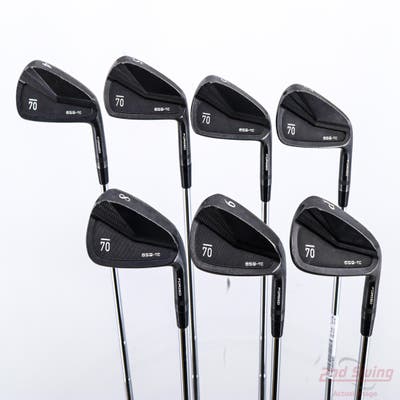 Sub 70 659 TC Forged Black Iron Set 4-PW True Temper Dynamic Gold X100 Steel X-Stiff Right Handed +1/4"