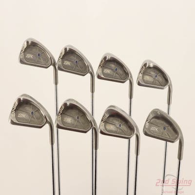 Ping ISI K Iron Set 4-PW SW Ping JZ Steel Stiff Right Handed Blue Dot +1/4"
