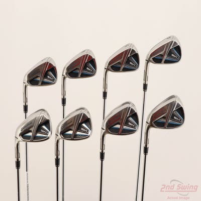 TaylorMade SIM MAX Iron Set 4-PW AW FST KBS MAX 85 Steel Stiff Left Handed STD