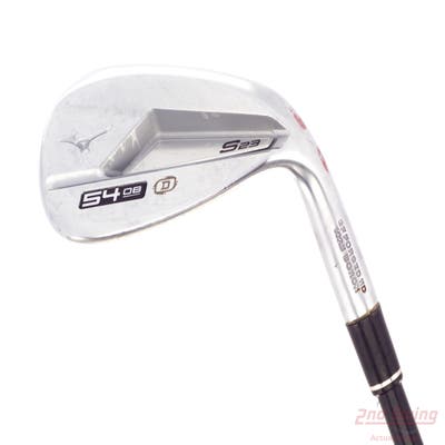 Mizuno S23 Satin Chrome Wedge Sand SW 54° 8 Deg Bounce D Grind Dynamic Gold TI Onyx S400 Steel Stiff Right Handed 35.25in