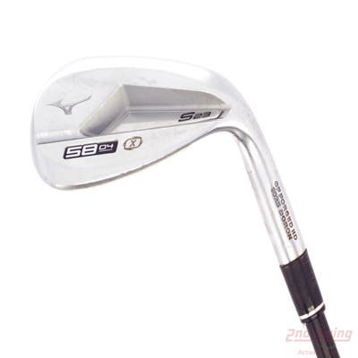 Mizuno S23 Satin Chrome Wedge Lob LW 58° 4 Deg Bounce X Grind Dynamic Gold TI Onyx S400 Steel Stiff Right Handed 35.5in