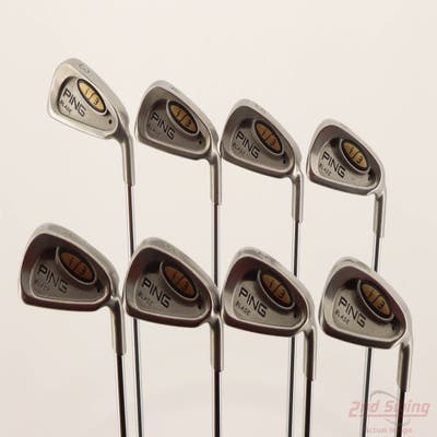 Ping i3 Blade Iron Set 3-PW Stock Steel Shaft Steel Stiff Right Handed Black Dot +1/4"
