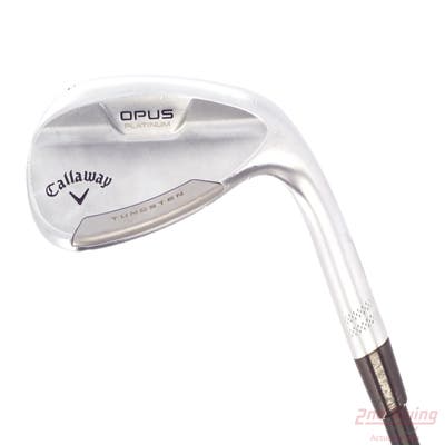Callaway Opus Platinum Chrome Wedge Sand SW 56° 10 Deg Bounce Z Grind True Temper Dynamic Gold Mid 115 Wedge Steel Wedge Flex Right Handed 35.5in