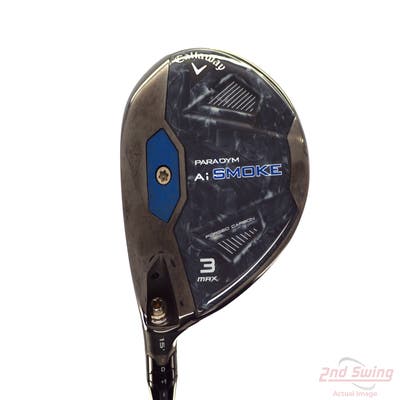 Callaway Paradym Ai Smoke Max Fairway Wood 3 Wood 3W 15° Project X Denali Black 70 Graphite X-Stiff Left Handed 43.25in