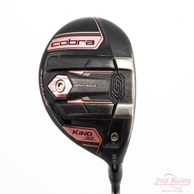 Cobra KING SpeedZone Womens Fairway Wood 5 Wood 5W 22.5° UST Mamiya Helium Black 4 Graphite Ladies Right Handed 41.0in