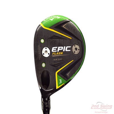 Callaway EPIC Flash Sub Zero Fairway Wood 3 Wood 3W 15° Graphite Design Tour AD YSQ Fairway Graphite X-Stiff Left Handed 42.0in