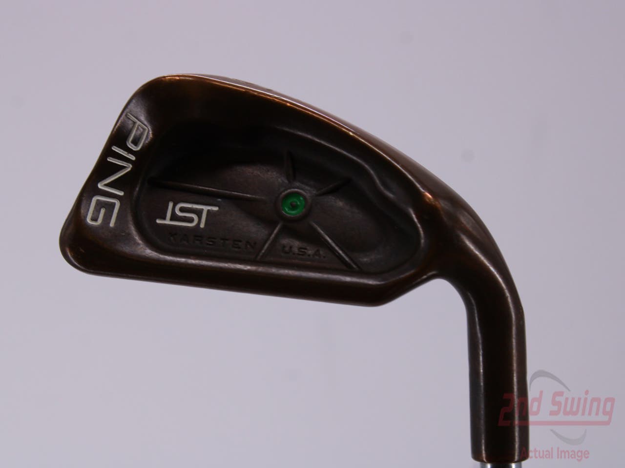 Ping ISI Beryllium Copper Single Iron 5 Iron Ping JZ Steel Stiff Right Handed Green Dot 38.0in