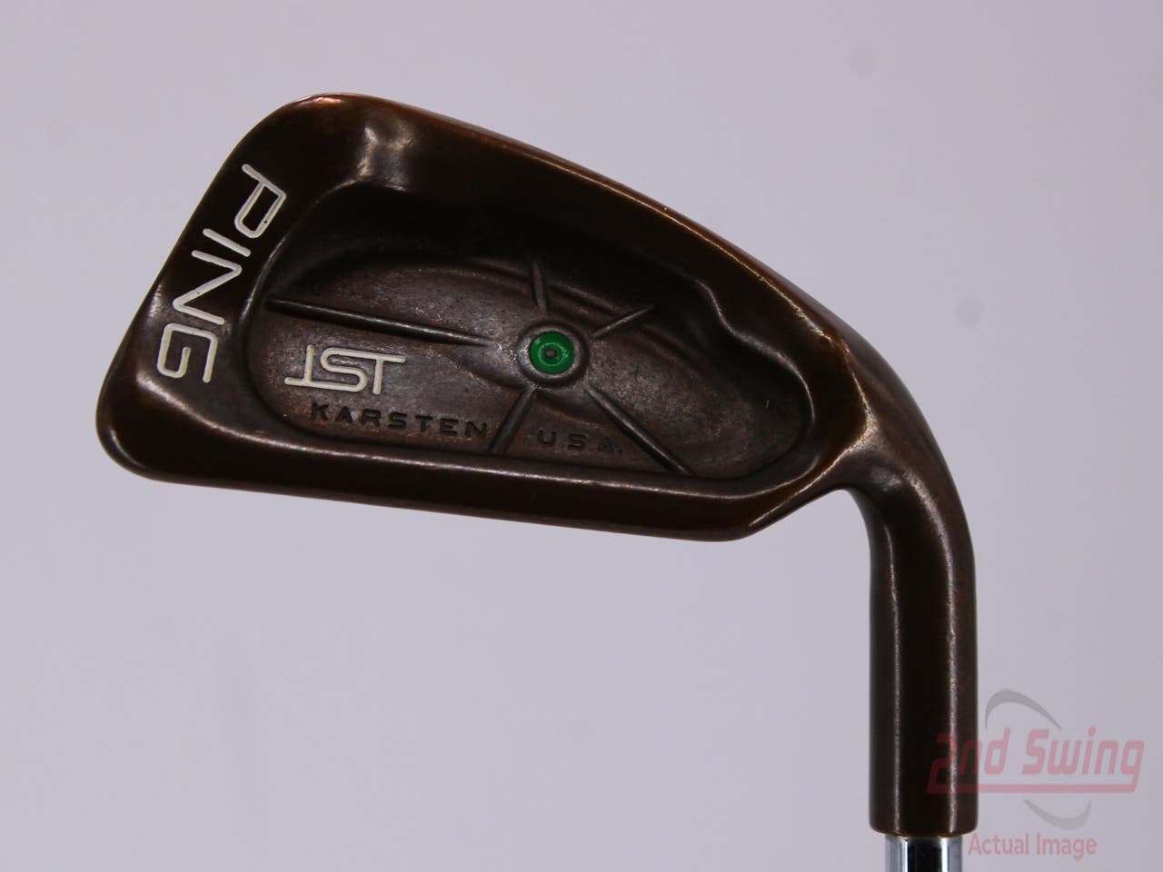 Ping ISI Beryllium Copper Single Iron 6 Iron Ping JZ Steel Stiff Right Handed Green Dot 37.5in
