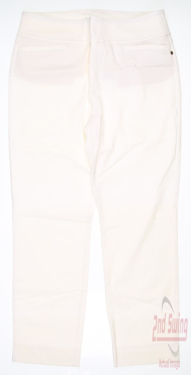 New Womens Fairway & Greene Golf Pants Large L White MSRP $145
