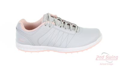 New Womens Golf Shoe Skechers Go Golf Pivot 6.5 Gray/Pink MSRP $80 123009/LGPK