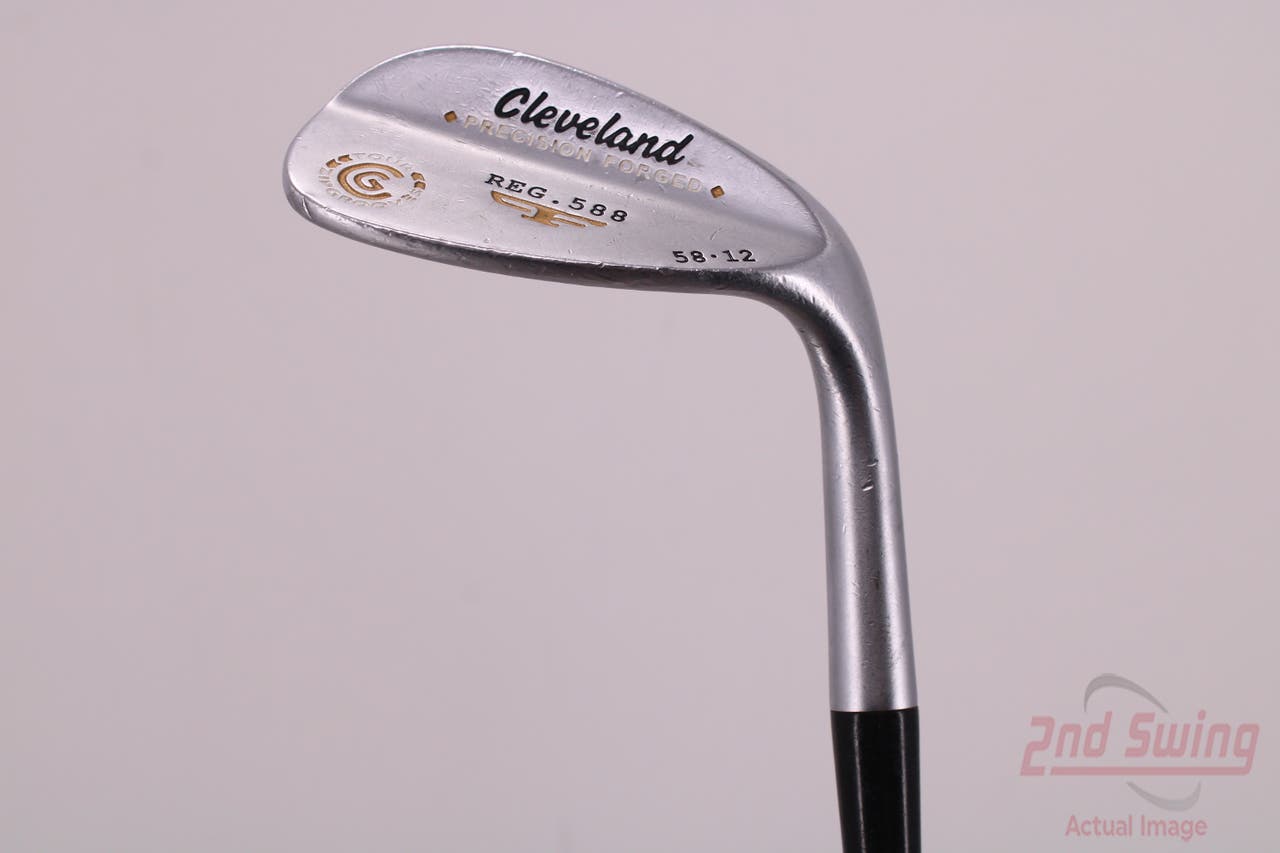 Cleveland 2012 588 Chrome Wedge Lob LW 58° 12 Deg Bounce True Temper Tour Concept Steel Wedge Flex Right Handed 36.5in