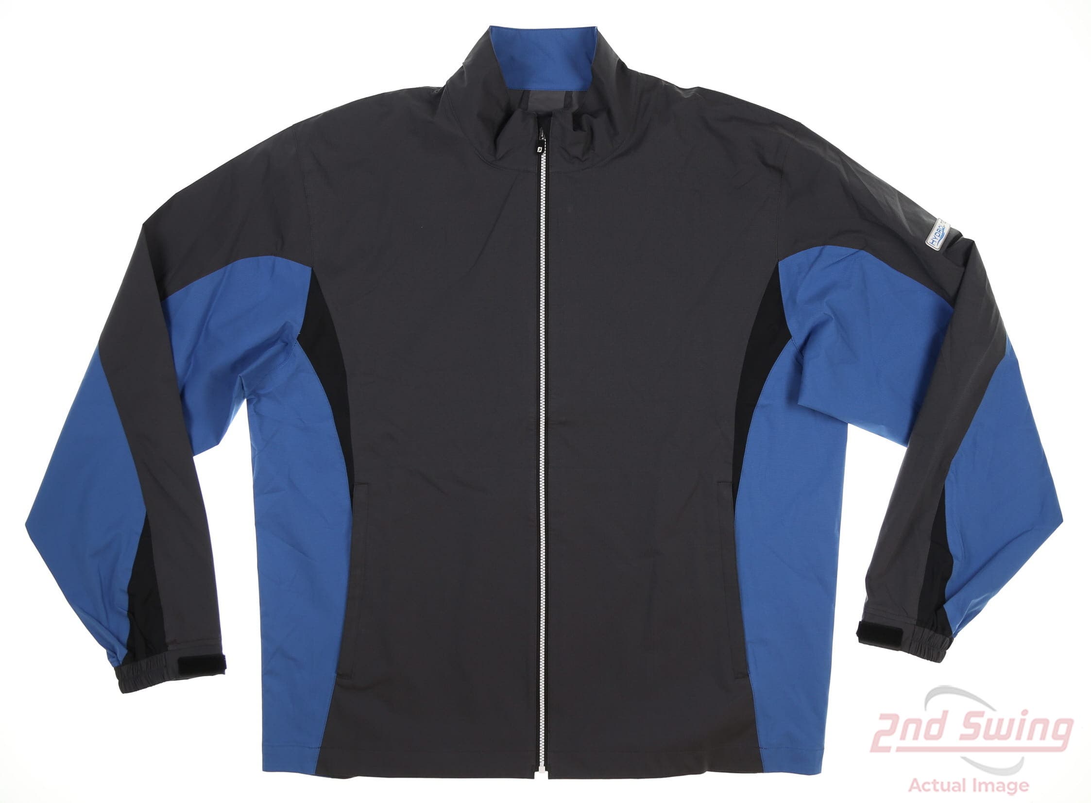 New Mens Footjoy Hydrolite Rain Jacket Large L Gray/Blue MSRP 195 (D