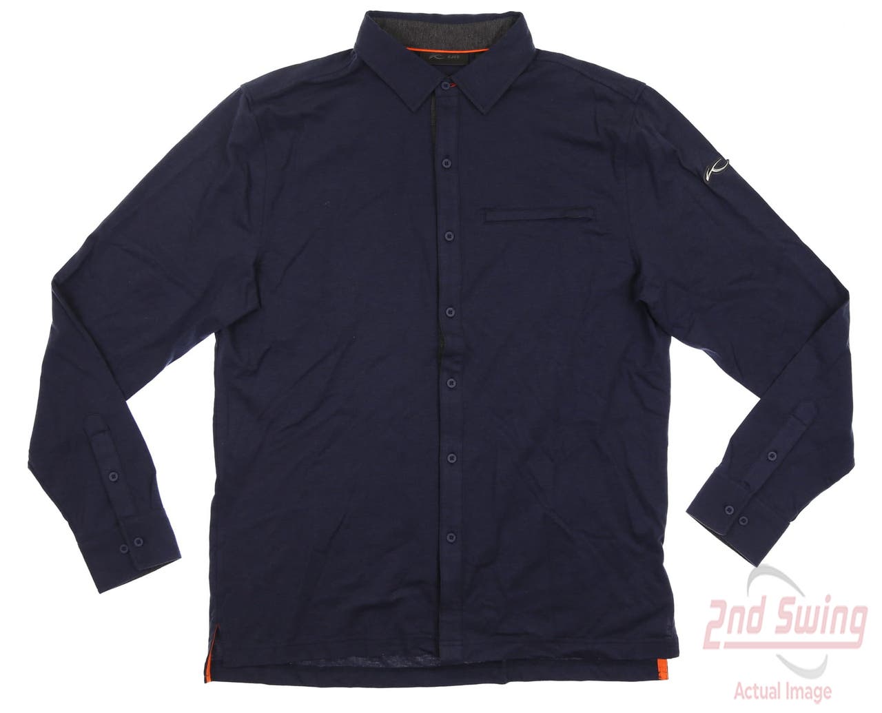 New Mens KJUS Inverness Shirt Small S Navy Blue MSRP $239