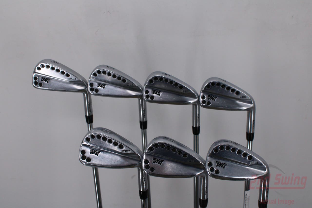 PXG 0311T Chrome Iron Set 4-PW FST KBS Tour Steel Stiff Right Handed 38.25in