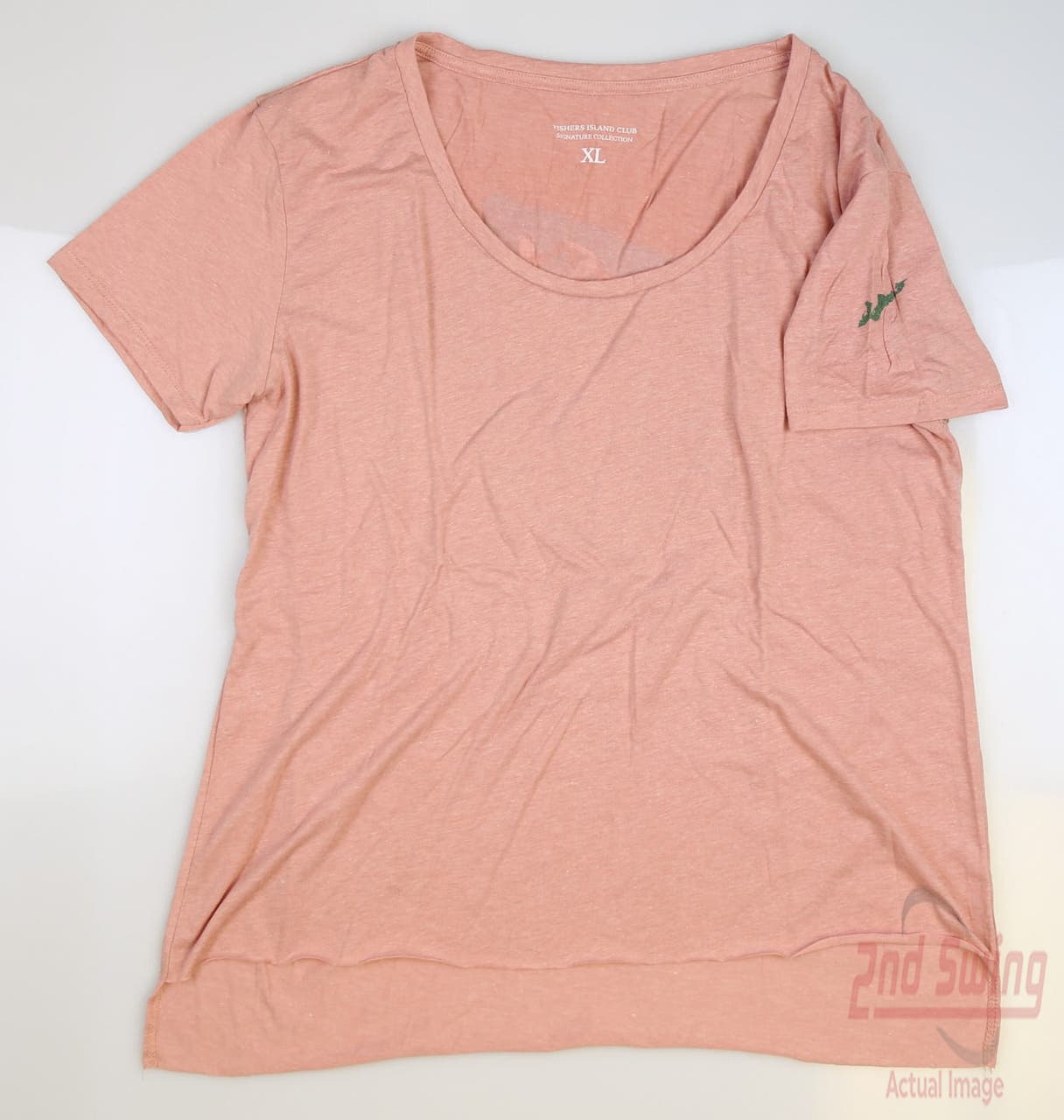 New W/ Logo Womens Golf Dawn T-Shirt Small S Pink MSRP $50