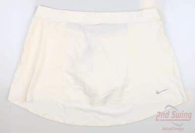 New Womens Nike Golf Skort X-Large XL Ivory MSRP $95