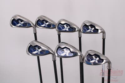 Callaway X-18 Iron Set 4-PW S2S Fitting System Black 85 Graphite Stiff Right Handed 39.25in