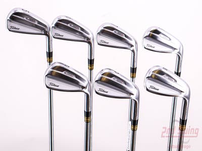 Titleist 2021 T100S Iron Set 5-PW AW Dynamic Gold Tour Issue S400 Steel Stiff Right Handed 38.0in