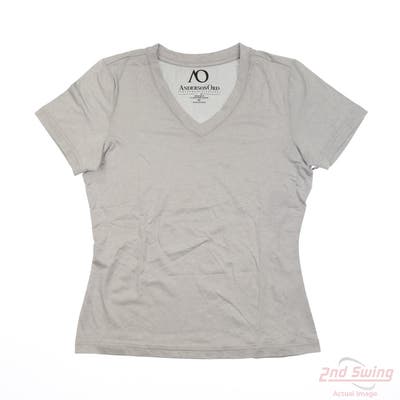 New Womens Anderson Ord Golf T-Shirt X-Small XS Gray MSRP $45