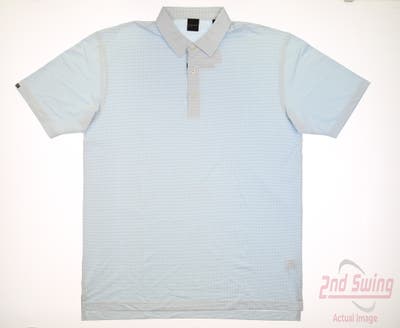 New Mens Dunning Golf Polo XX-Large XXL Blue MSRP $85