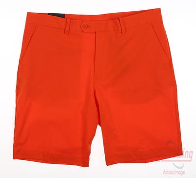 New Mens J. Lindeberg Vent Shorts 36 Orange MSRP $125