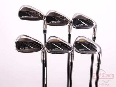 TaylorMade Stealth Iron Set 7-PW AW SW UST Mamiya Recoil 780 ES Graphite Stiff Right Handed 37.25in