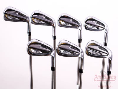 Titleist T100 Iron Set 5-PW AW Aerotech SteelFiber i110cw Graphite Stiff Right Handed 38.0in
