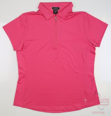 New Womens Golftini Golf Polo Small S Pink MSRP $90