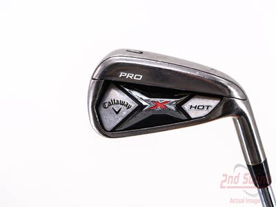Callaway 2013 X Hot Pro Single Iron 7 Iron Project X Flighted 5.5 Steel Regular Right Handed 36.75in