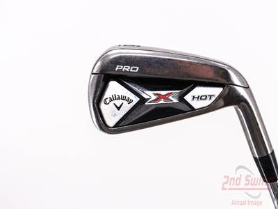 Callaway 2013 X Hot Pro Single Iron 6 Iron Project X Flighted 5.5 Steel Regular Right Handed 37.25in